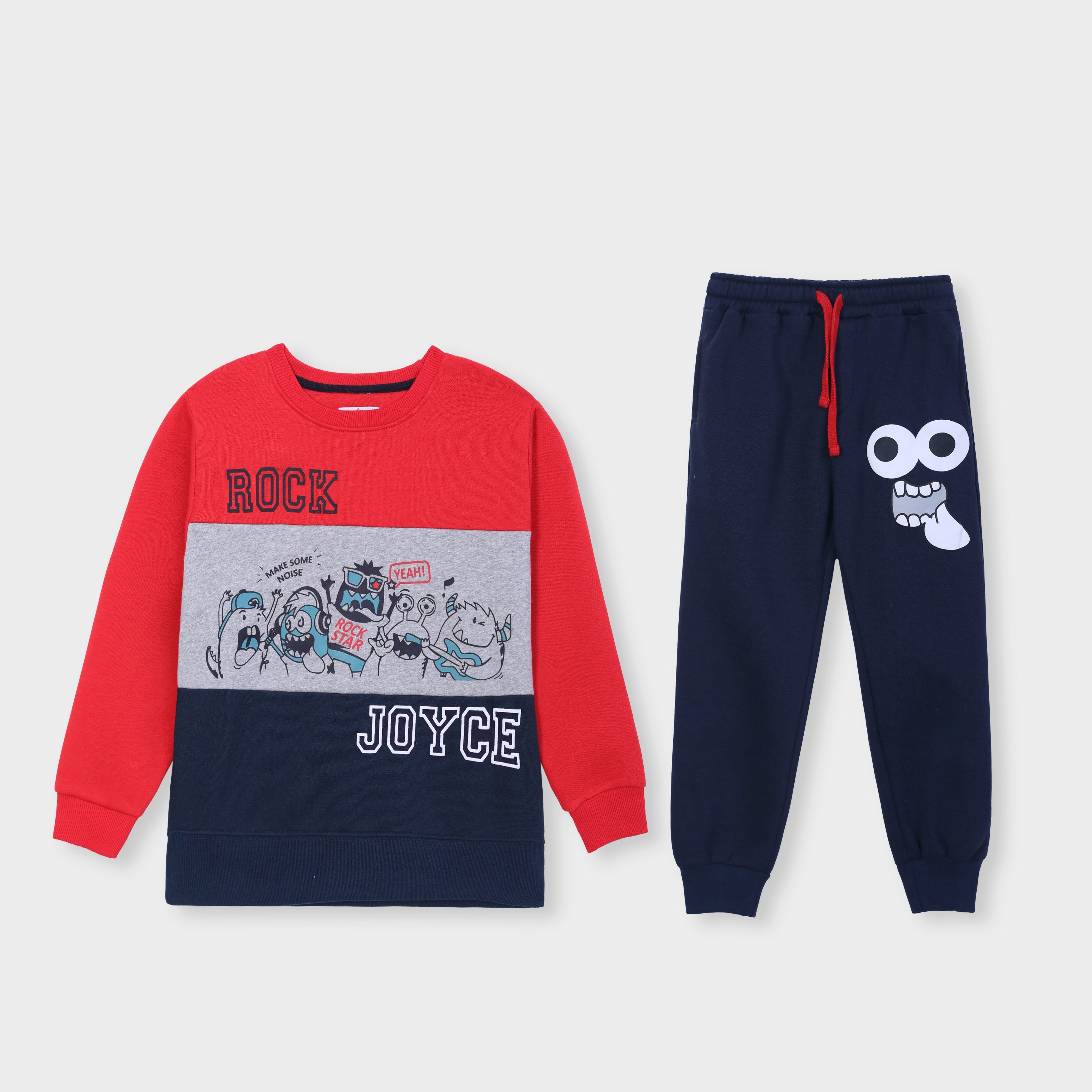 Kids Cut & Sew Graphic Fleece Suit