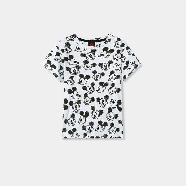 Kids All over Mickey Printed T Shirt