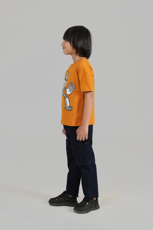 Boys Graphic Soft Cotton Printed T-Shirt