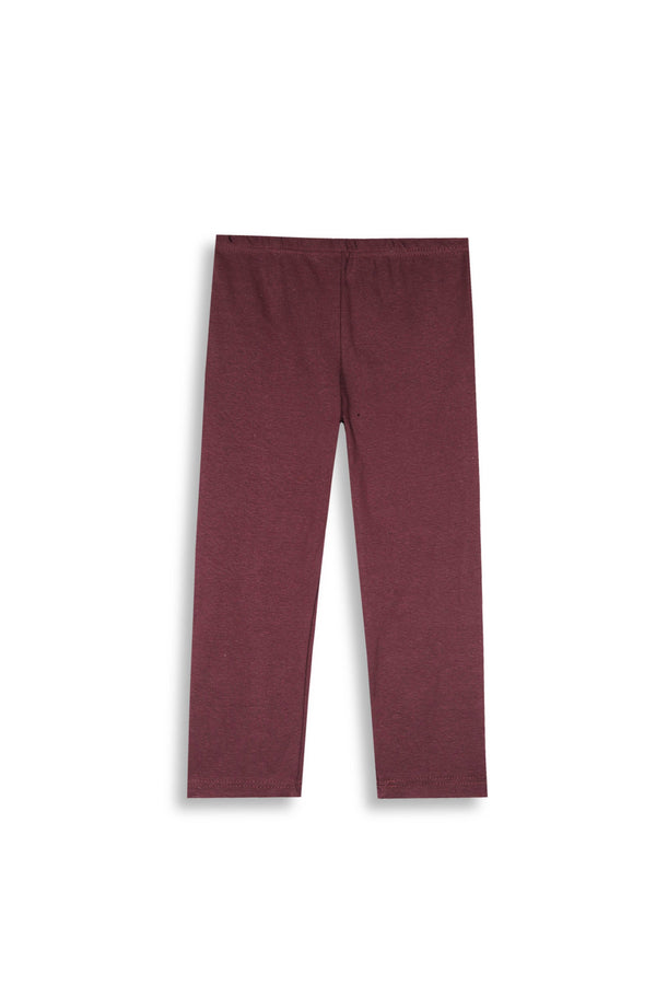 Maroon Ripped Lycra Tights | Stretchable & Trendy Fit
