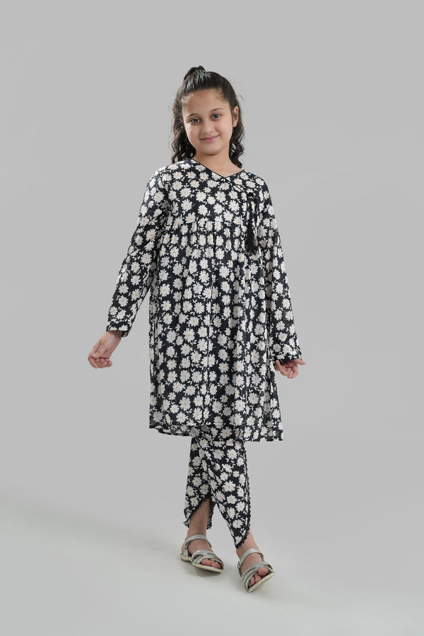 2 Pcs Anghrakha Shirt with Tulip Trouser