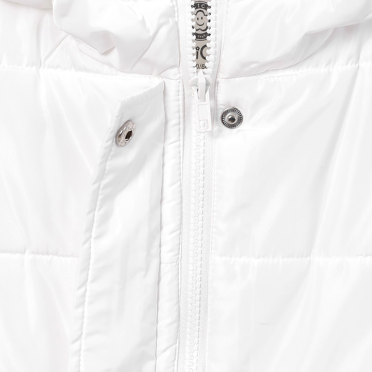 Kids Premium Quality White Puffer Sleeve Less Jacket