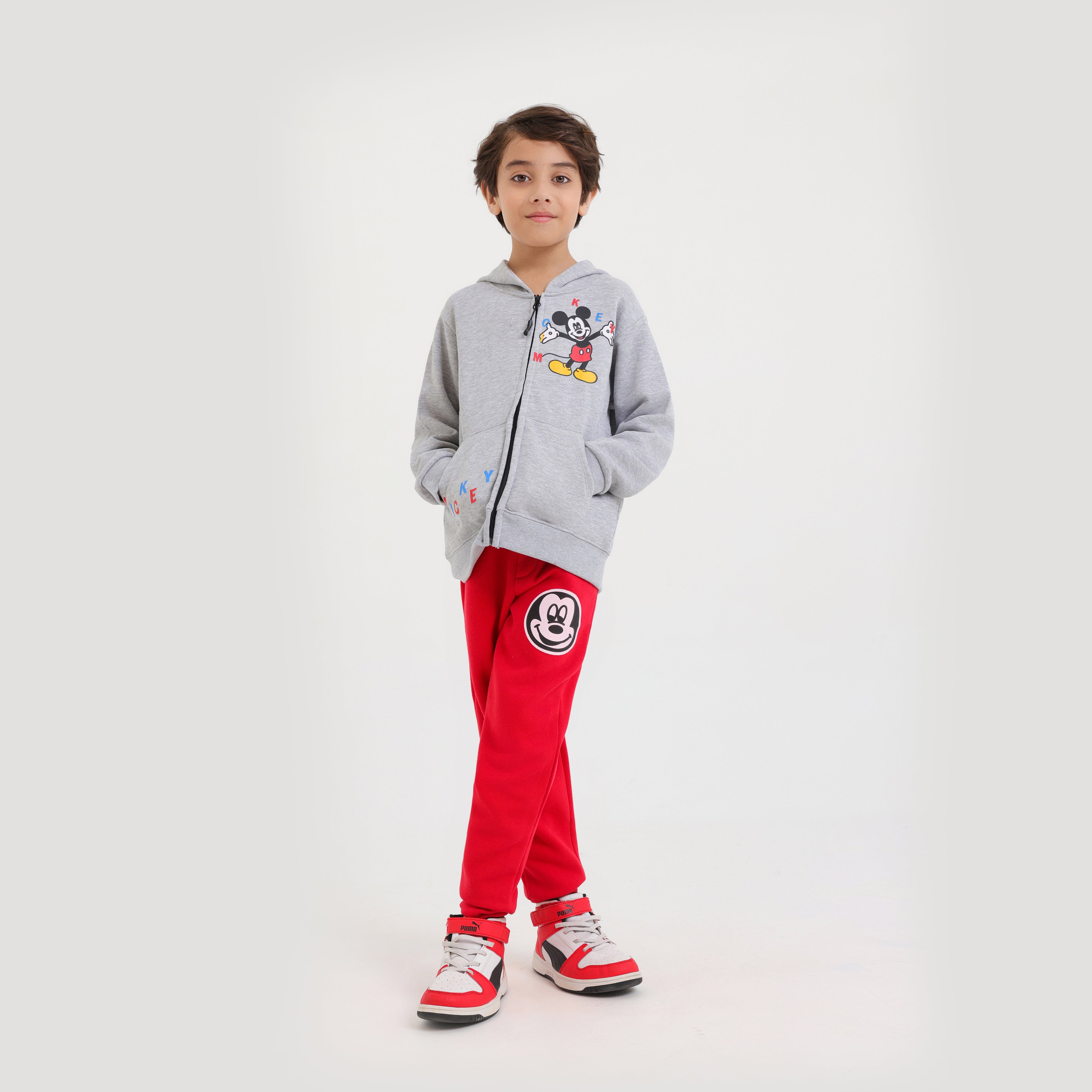 Premium Quality Printed Fleece Zipper TrackSuit For Boys