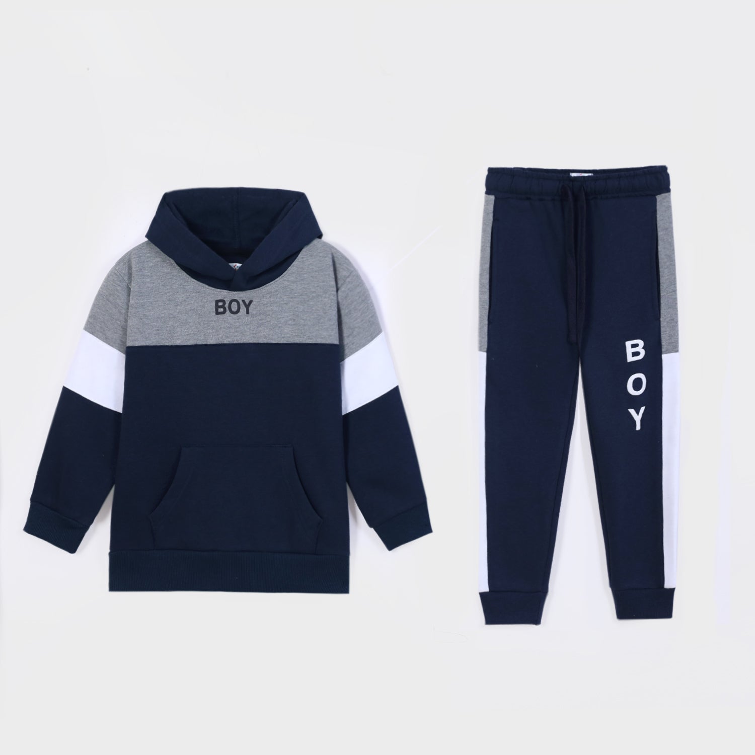 Premium Quality Printed Cut & Sew Fleece Tracksuit For Boys