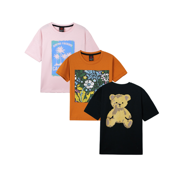 Combo of 3 Girls T shirts Moschino