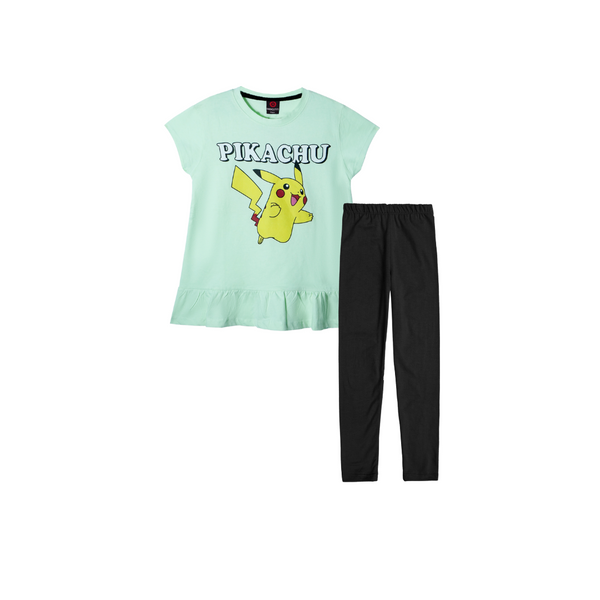 PIKACHU Frock Paired with Lycra cotton Tight