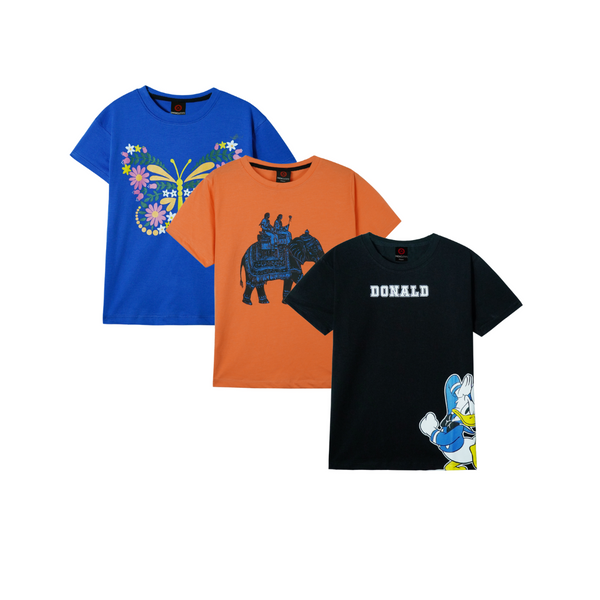 Combo of 3 Girls T shirts Daisy Donald