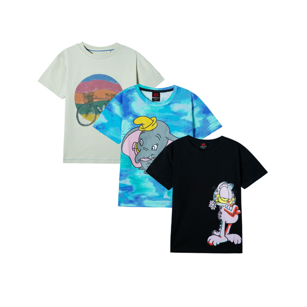 Combo of 3 Girls T shirts Daisy Garfield