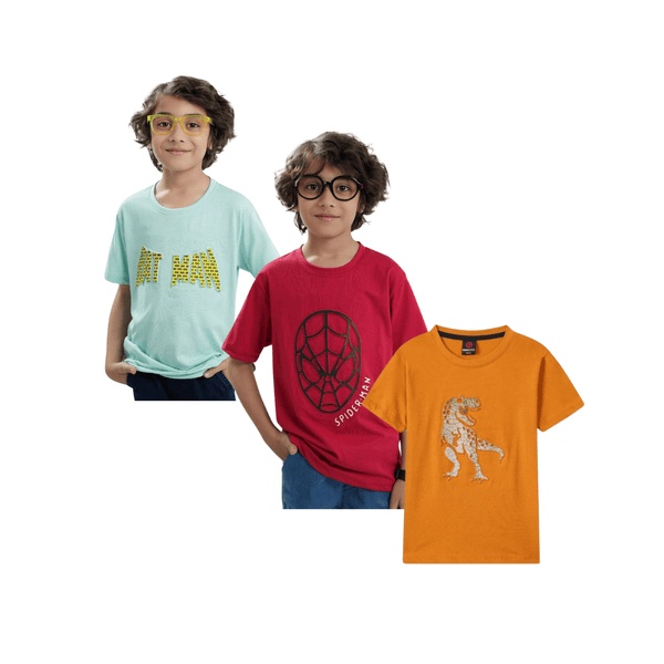 Combo of 3 Boys T shirts Batman