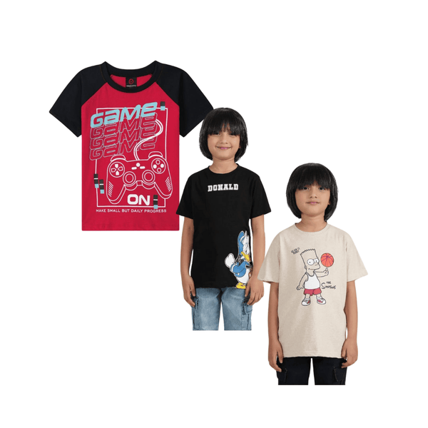 Combo of 3 Boys T shirts Simpson