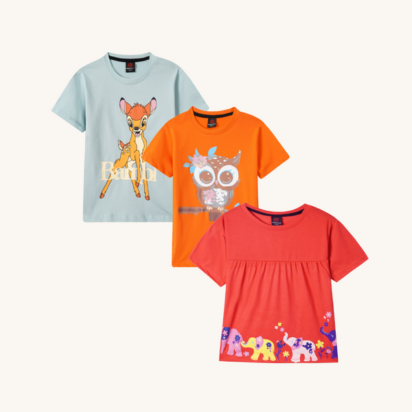 Combo of 3 Girls T shirts