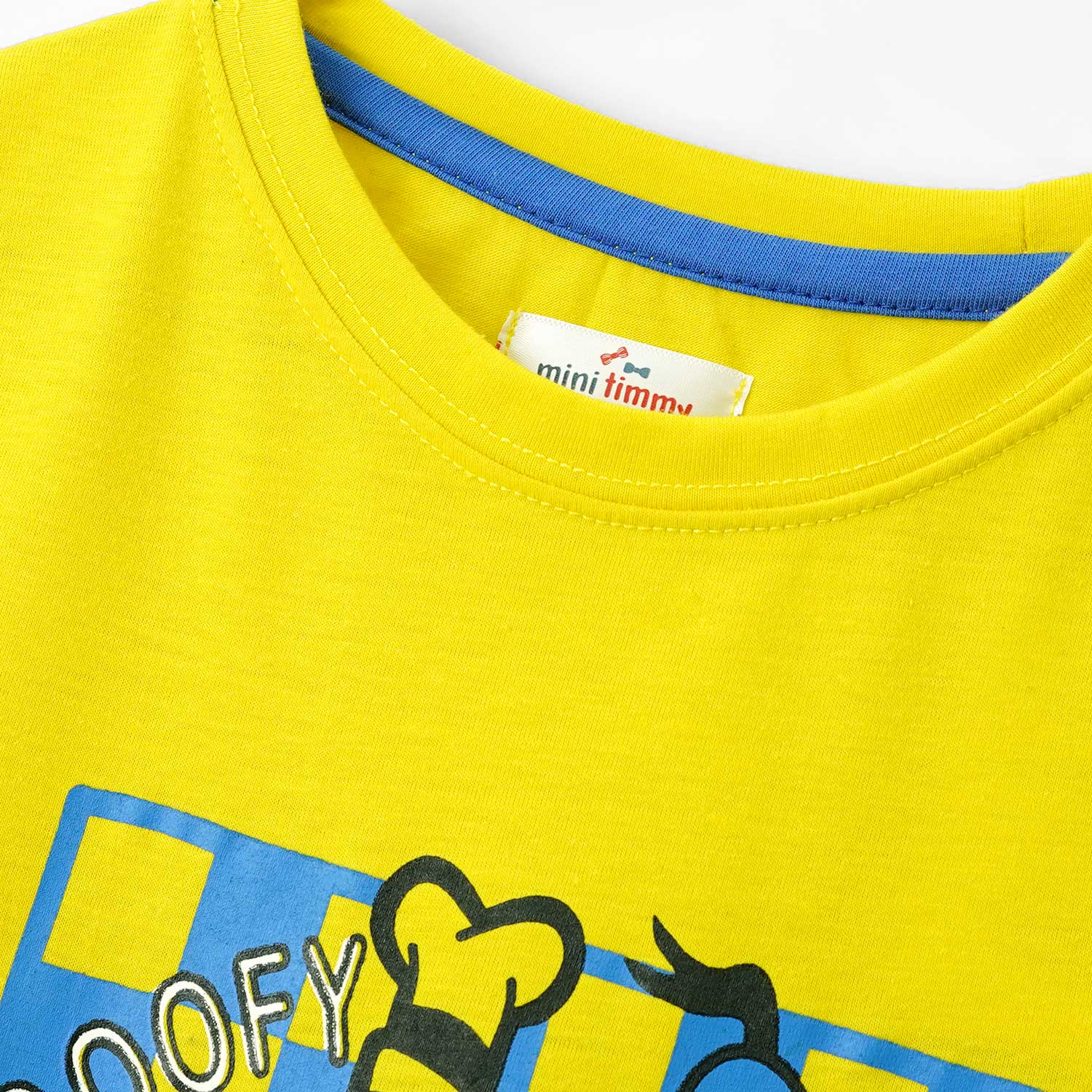 Kids Soft Cotton Graphic Yellow T-Shirt