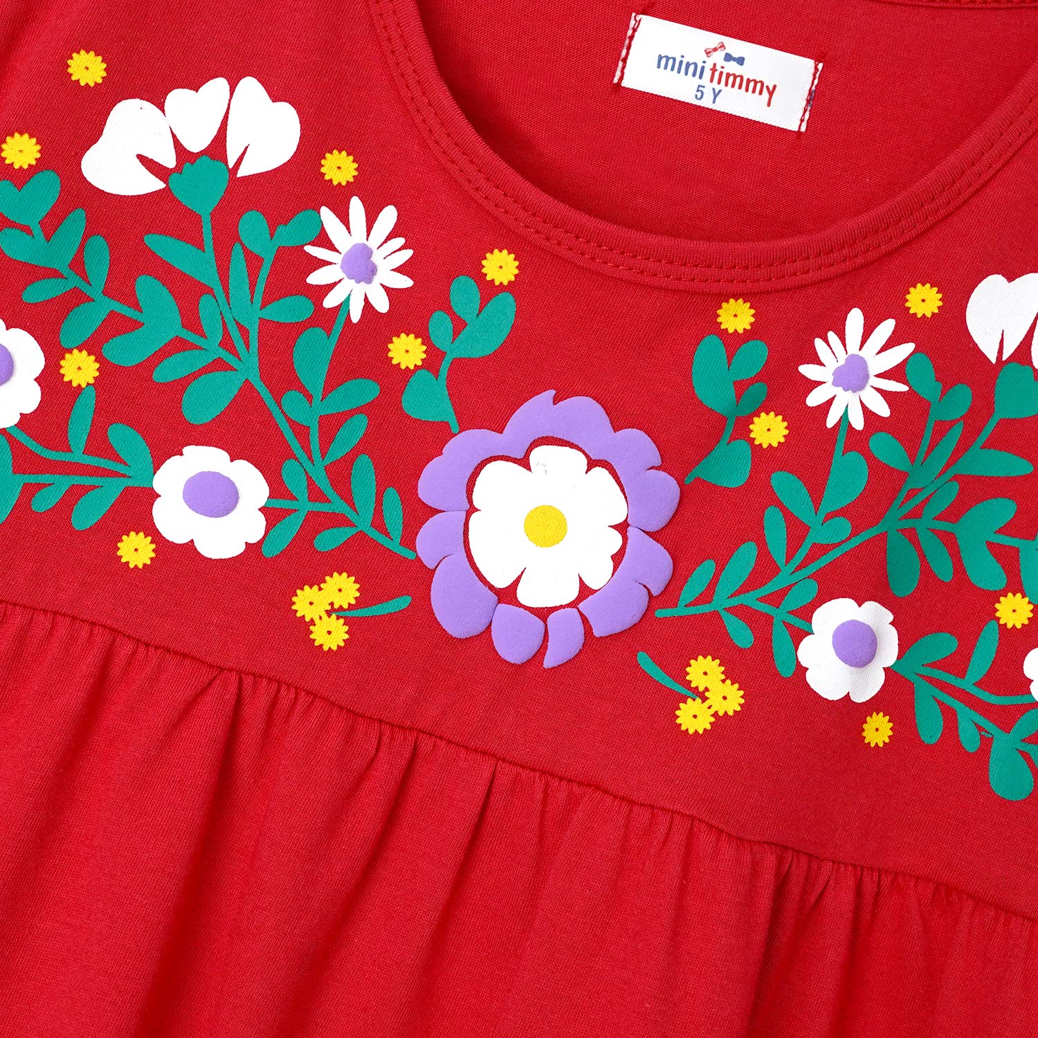 Girls Printed Soft Cotton Cut & Sew Frock