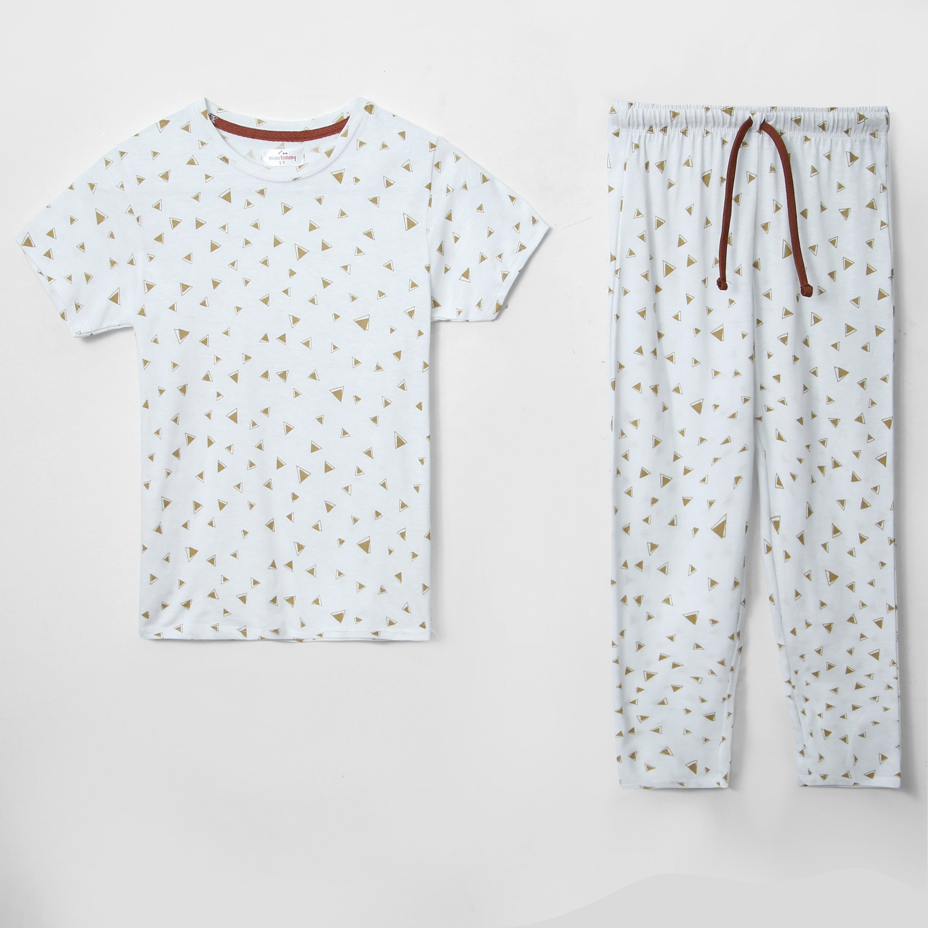 Kids All Over Rotri Printed Jersey Pajama Set