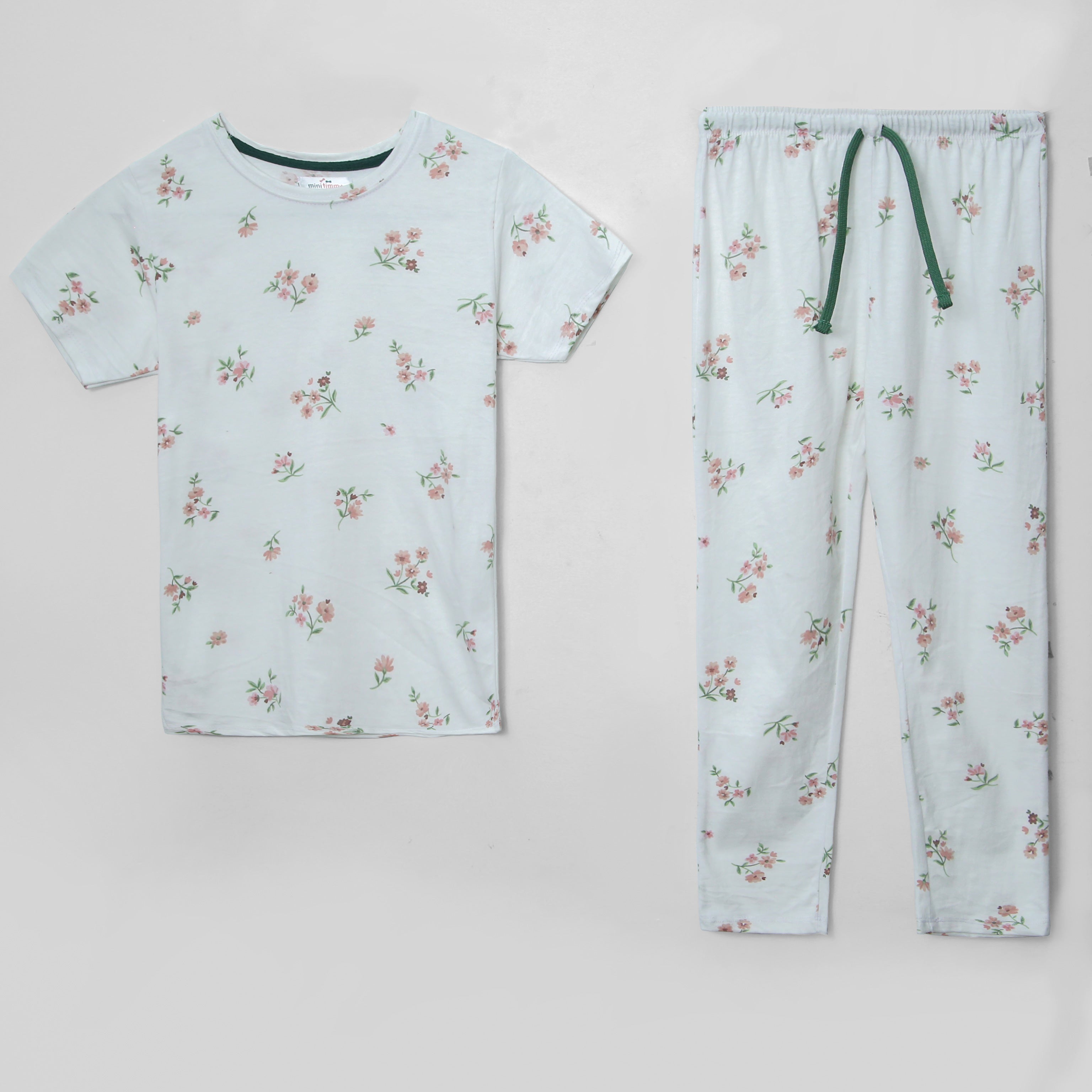 Girls All Over Rotri Printed Jersey Pajama Set