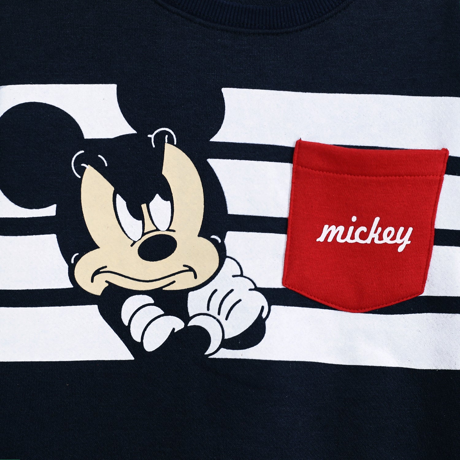 Premium Quality Soft Cotton "Mickey Mouse" Printed Fleece Blue Suit For Kids